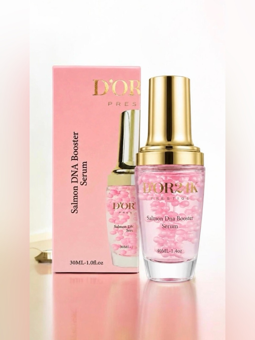 D'OR24K Salmon DNA Booster Serum — Pink Hydrating Face Serum new
